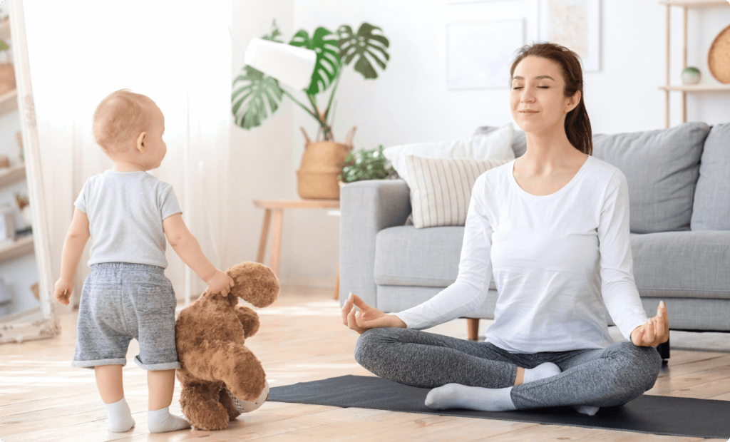 Yoga Poses for stressed-out moms