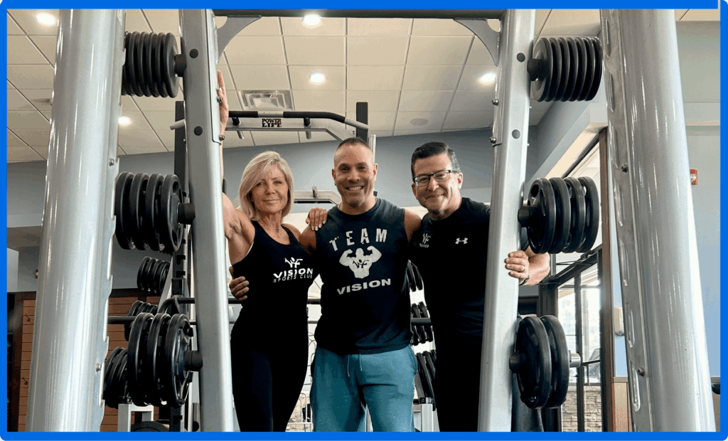 Vision Elite Training professional fitness trainers at the boutique private training facility in Pearl River, New York.